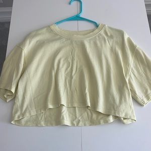 Zara short sleeve cropped tshirt